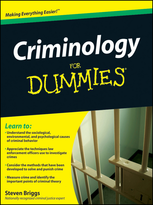 Title details for Criminology For Dummies by Steven Briggs - Available